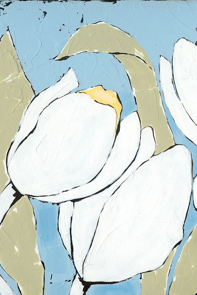Art Print: White Tulip Triptych II