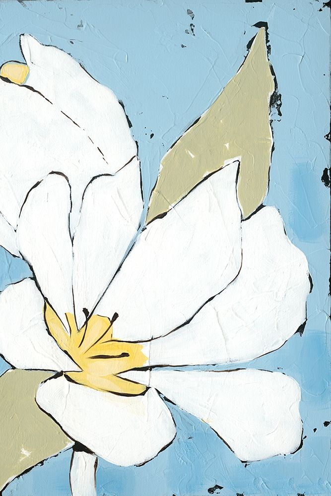 Art Print: White Tulip Triptych III