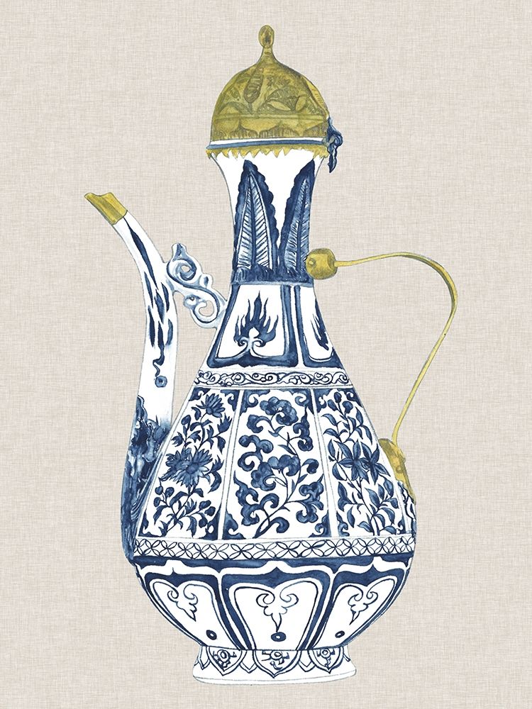 Wall Art Painting id:228482, Name: Antique Chinese Vase II, Artist: Wang, Melissa