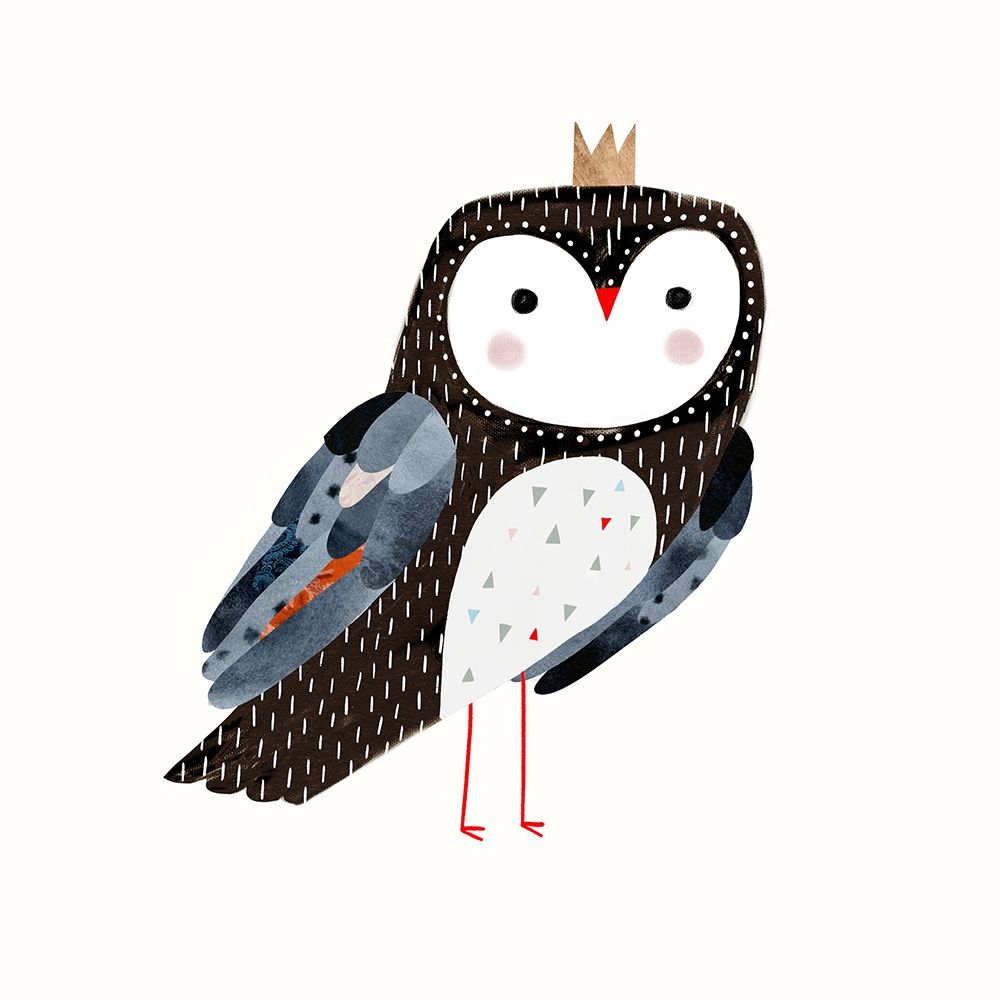 Art Print: Crowned Critter I