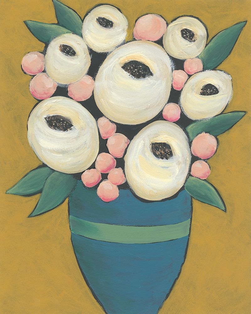 Wall Art Painting id:229039, Name: Country Garden Bouquet I, Artist: Moore, Regina