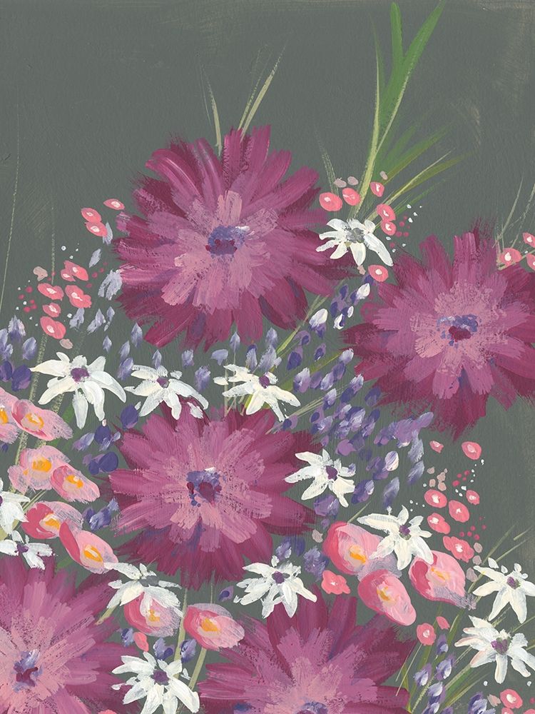 Wall Art Painting id:229220, Name: Mauve Wildflower Garden I, Artist: Moore, Regina