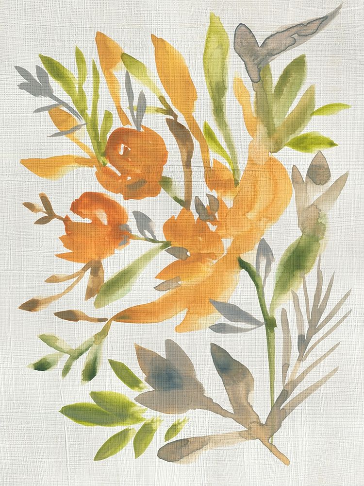 Wall Art Painting id:283071, Name: Butterscotch Bouquet I, Artist: Zarris, Chariklia