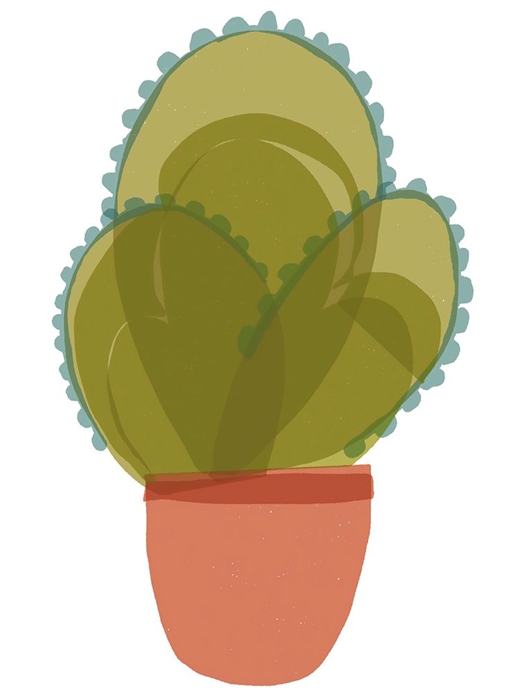 Art Print: Mod Cactus I