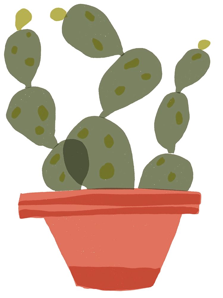 Art Print: Mod Cactus VII