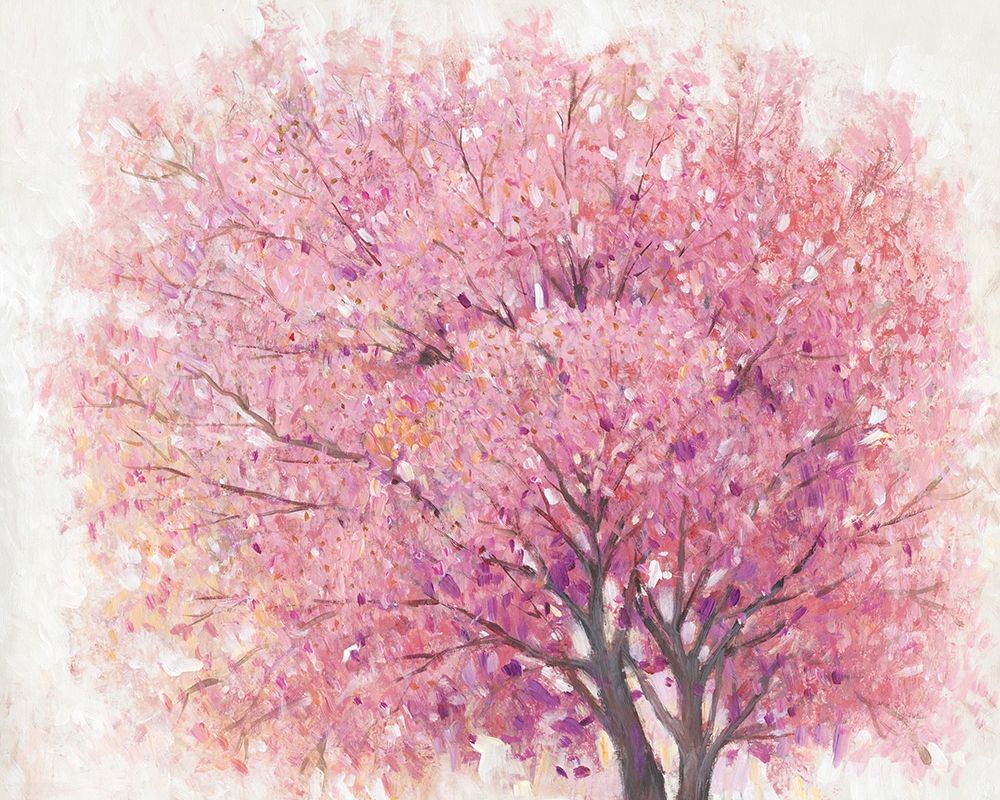 Wall Art Painting id:230929, Name: Pink Cherry Blossom Tree II, Artist: OToole, Tim