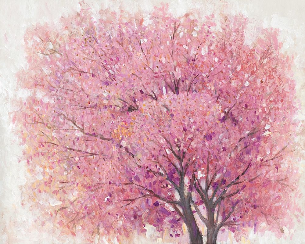 Wall Art Painting id:246390, Name: Pink Cherry Blossom Tree II, Artist: OToole, Tim