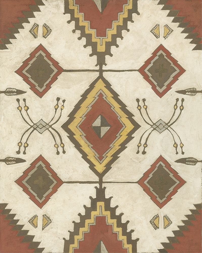Wall Art Painting id:234404, Name: Non-Embellished Native Design I, Artist: Meagher, Megan