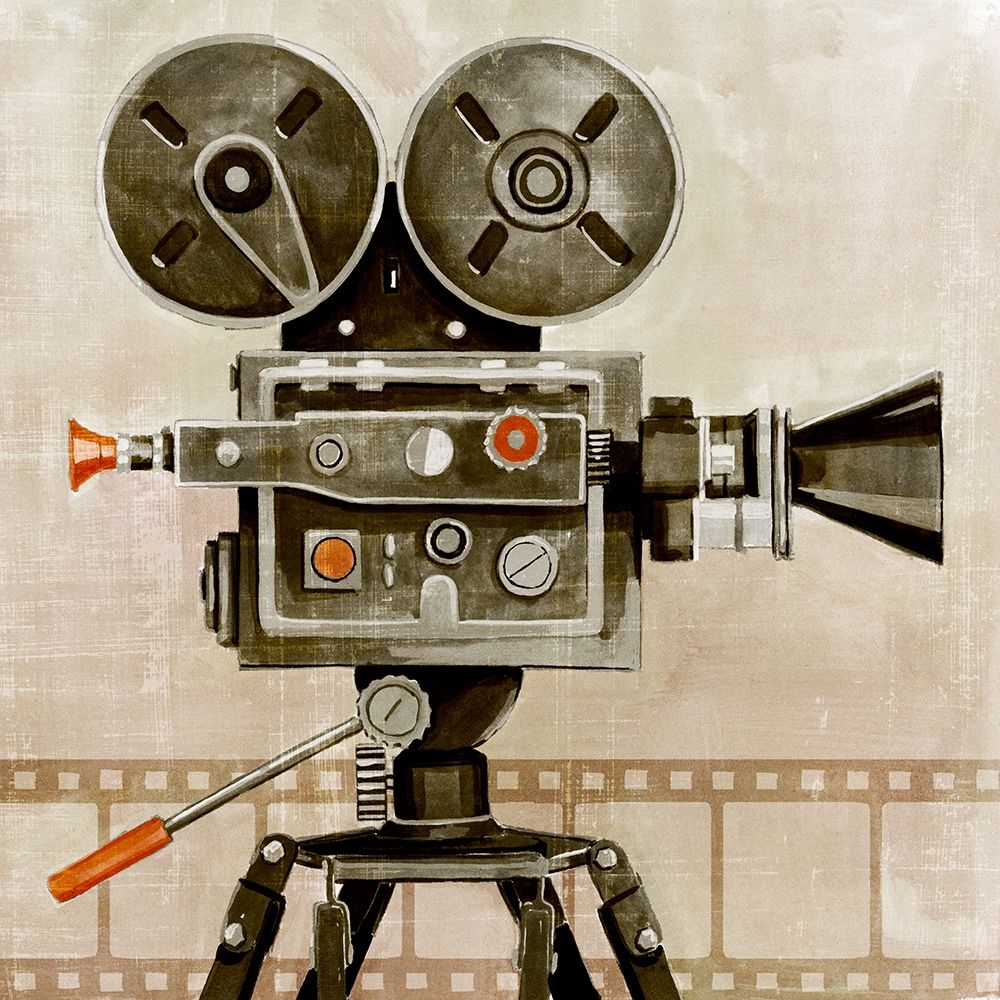 Wall Art Painting id:259034, Name: Vintage Reel I, Artist: Popp, Grace