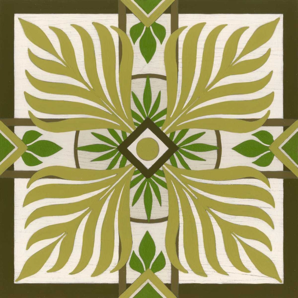 Wall Art Painting id:49566, Name: Non-Embellished Palm Motif II, Artist: Vess, June Erica