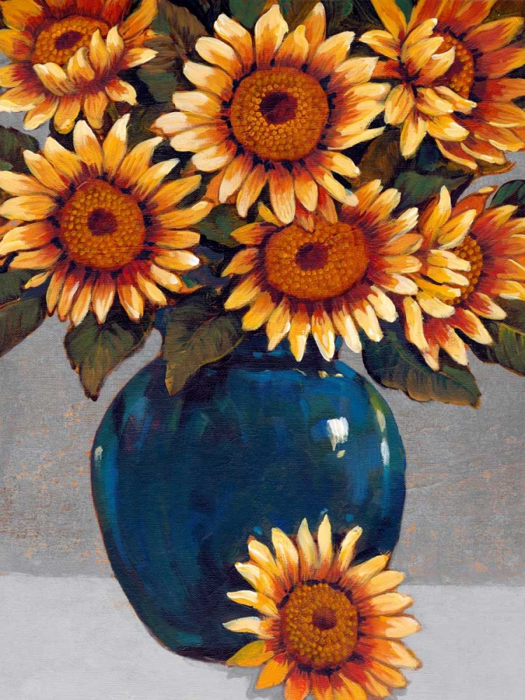 Wall Art Painting id:76657, Name: Vase of Sunflowers I, Artist: OToole, Tim
