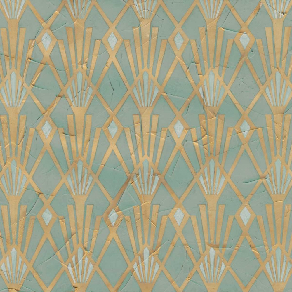Wall Art Painting id:137499, Name: Non-Embellished Gilded Deco Motif I, Artist: Vess, June Erica
