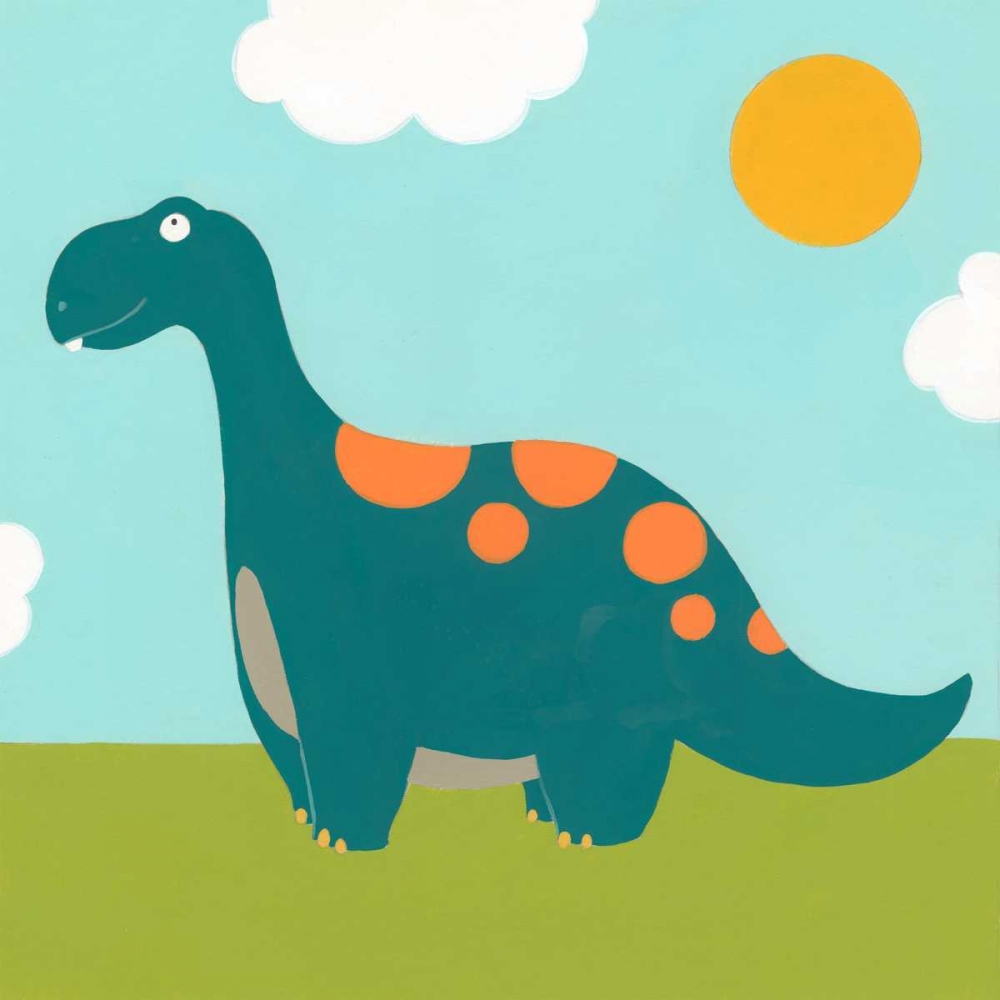 Wall Art Painting id:76830, Name: Playtime Dino III, Artist: Vess, June Erica