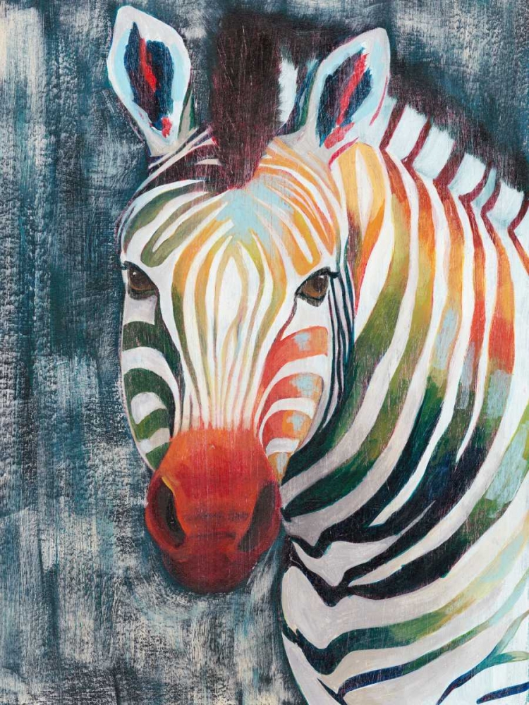 Wall Art Painting id:77341, Name: Prism Zebra II, Artist: Popp, Grace