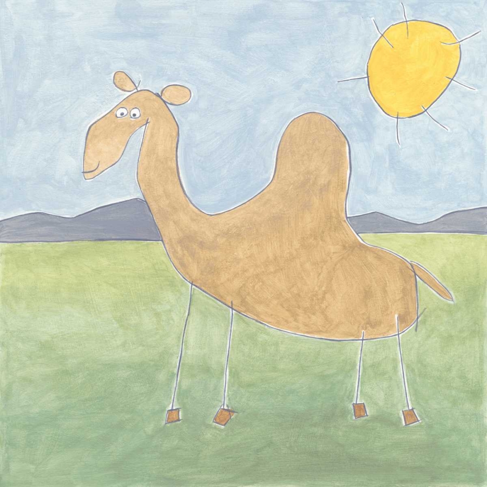 Wall Art Painting id:83674, Name: Quinns Camel, Artist: Meagher, Megan