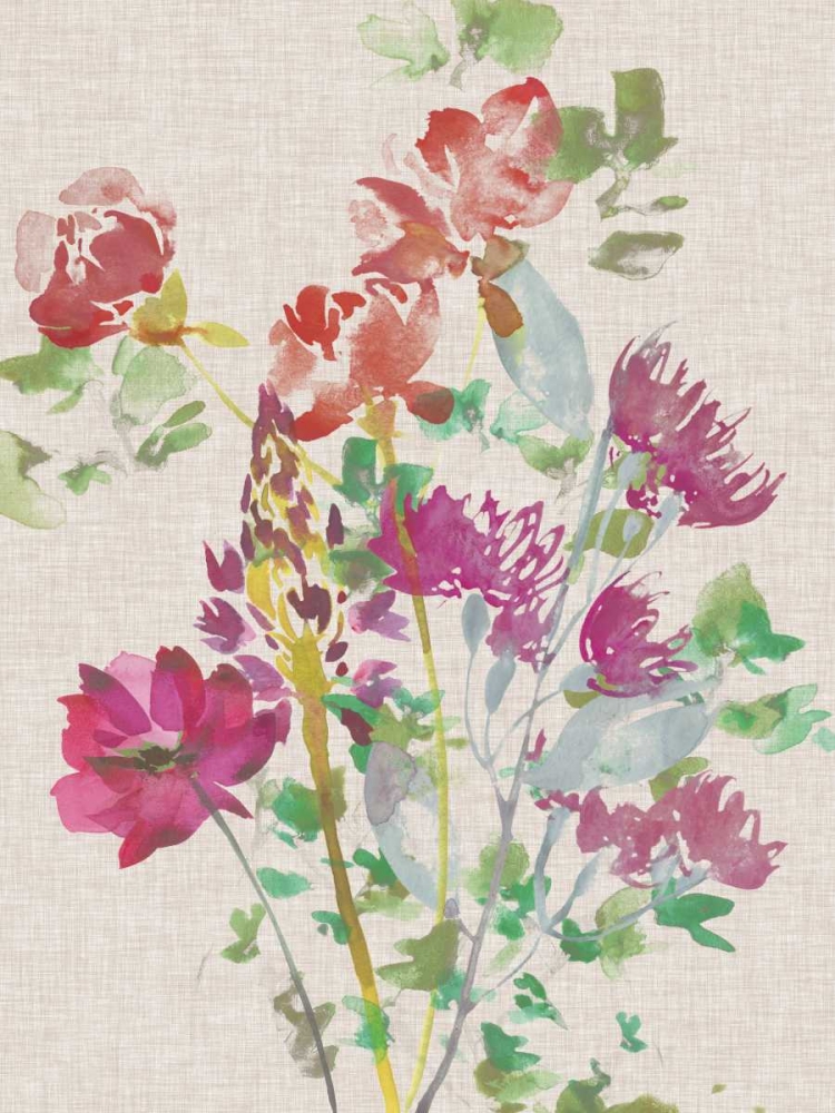 Wall Art Painting id:84600, Name: Linen Bouquet I, Artist: Mosley, Kiana