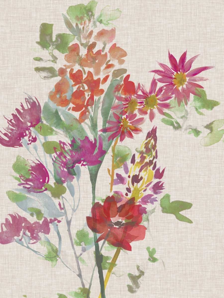 Wall Art Painting id:84601, Name: Linen Bouquet II, Artist: Mosley, Kiana