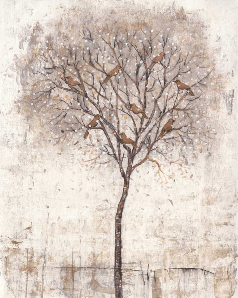 Wall Art Painting id:98516, Name: Tree of Birds I, Artist: OToole, Tim