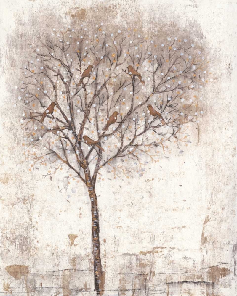 Wall Art Painting id:98517, Name: Tree of Birds II, Artist: OToole, Tim