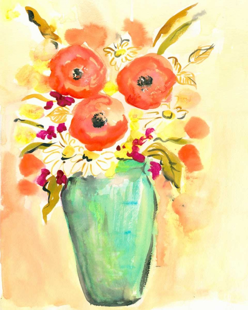 Wall Art Painting id:98708, Name: Flower Vase III, Artist: Minasian, Julia