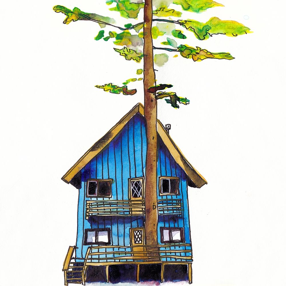 Wall Art Painting id:275271, Name: Rad Cabin I, Artist: McCreery, Paul