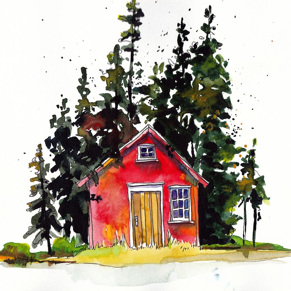 Wall Art Painting id:275273, Name: Rad Cabin III, Artist: McCreery, Paul