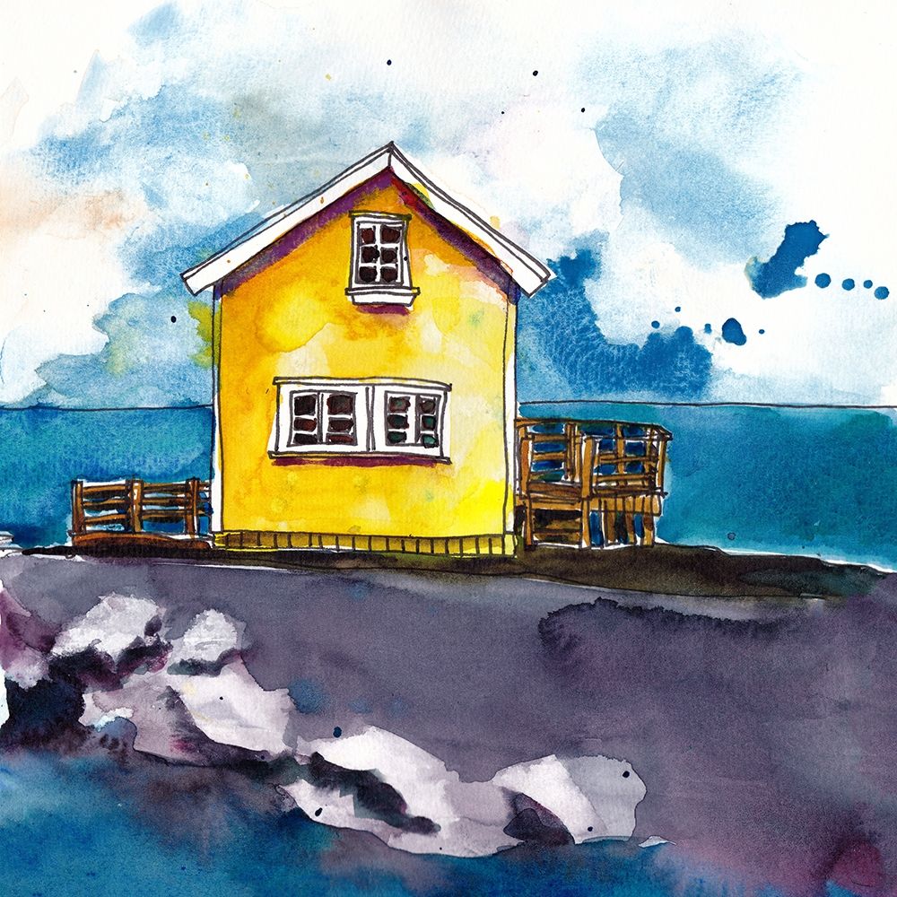 Wall Art Painting id:275277, Name: Cabin Scape I, Artist: McCreery, Paul