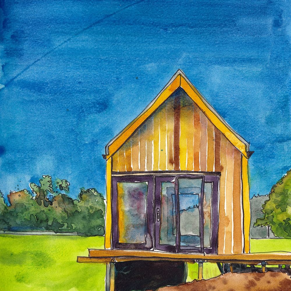 Wall Art Painting id:275282, Name: Cabin Scape VI, Artist: McCreery, Paul
