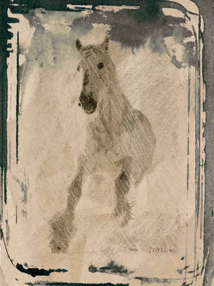 Wall Art Painting id:121611, Name: Running Horse IV, Artist: Orlov, Irena