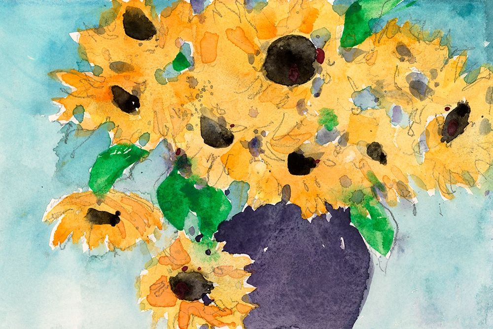 Wall Art Painting id:301550, Name: Sunflower Moment II, Artist: Dixon, Samuel