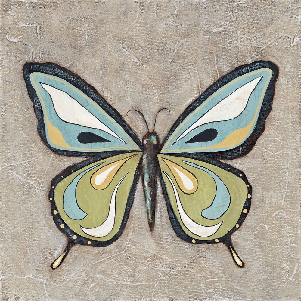 Wall Art Painting id:301858, Name: Graphic Spring Butterfly I, Artist: Reynolds, Jade