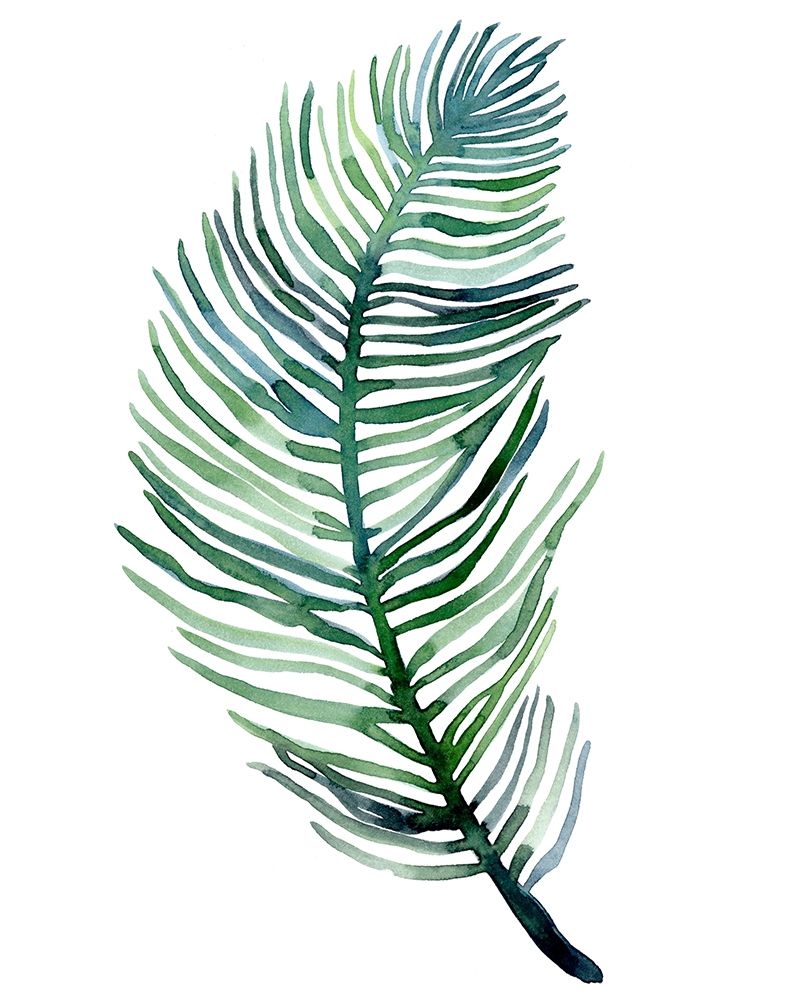 Wall Art Painting id:302232, Name: Watercolor Palm Leaves III, Artist: Scarvey, Emma