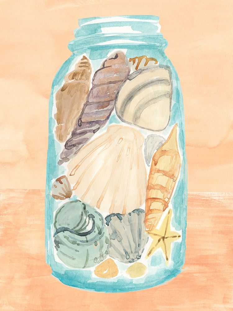 Wall Art Painting id:313779, Name: Shell Collecting II, Artist: Warren, Annie