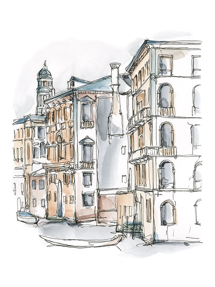 Wall Art Painting id:314088, Name: Watercolor Travel Sketchbook I, Artist: Harper, Ethan