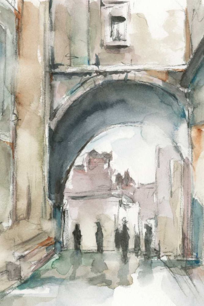 Wall Art Painting id:328495, Name: Watercolor Arch Studies II, Artist: Harper, Ethan