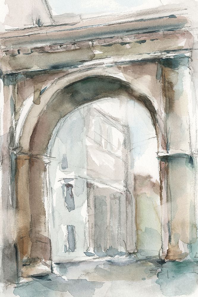 Wall Art Painting id:411463, Name: Watercolor Arch Studies III, Artist: Harper, Ethan