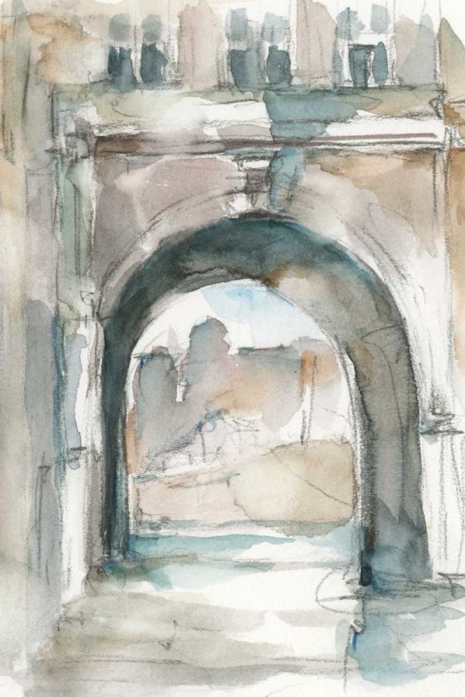 Wall Art Painting id:328497, Name: Watercolor Arch Studies IV, Artist: Harper, Ethan