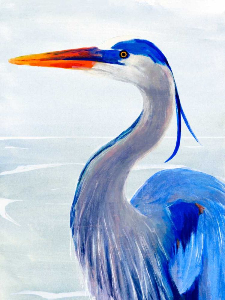 Wall Art Painting id:328873, Name: Great Blue I, Artist: Warren, Annie