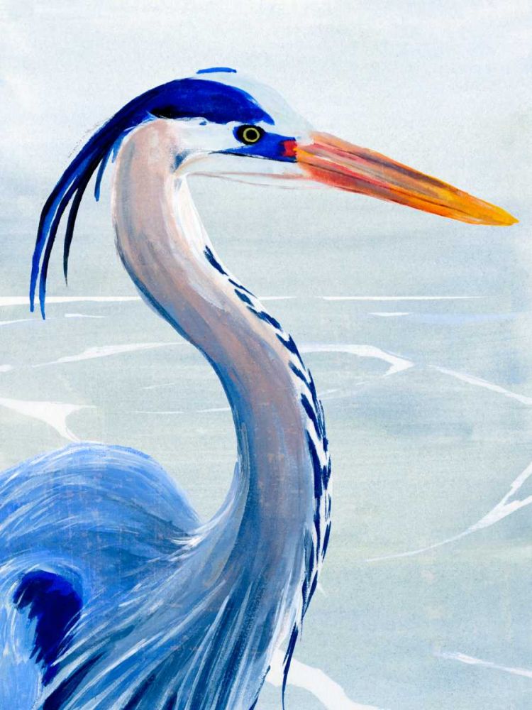 Wall Art Painting id:328874, Name: Great Blue II, Artist: Warren, Annie