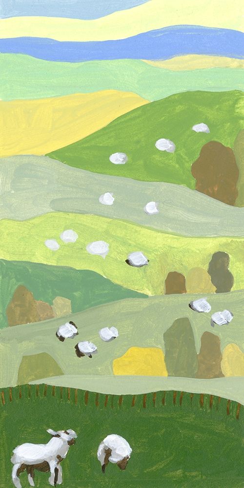Wall Art Painting id:339545, Name: Mountain Sheep I, Artist: Wang, Melissa