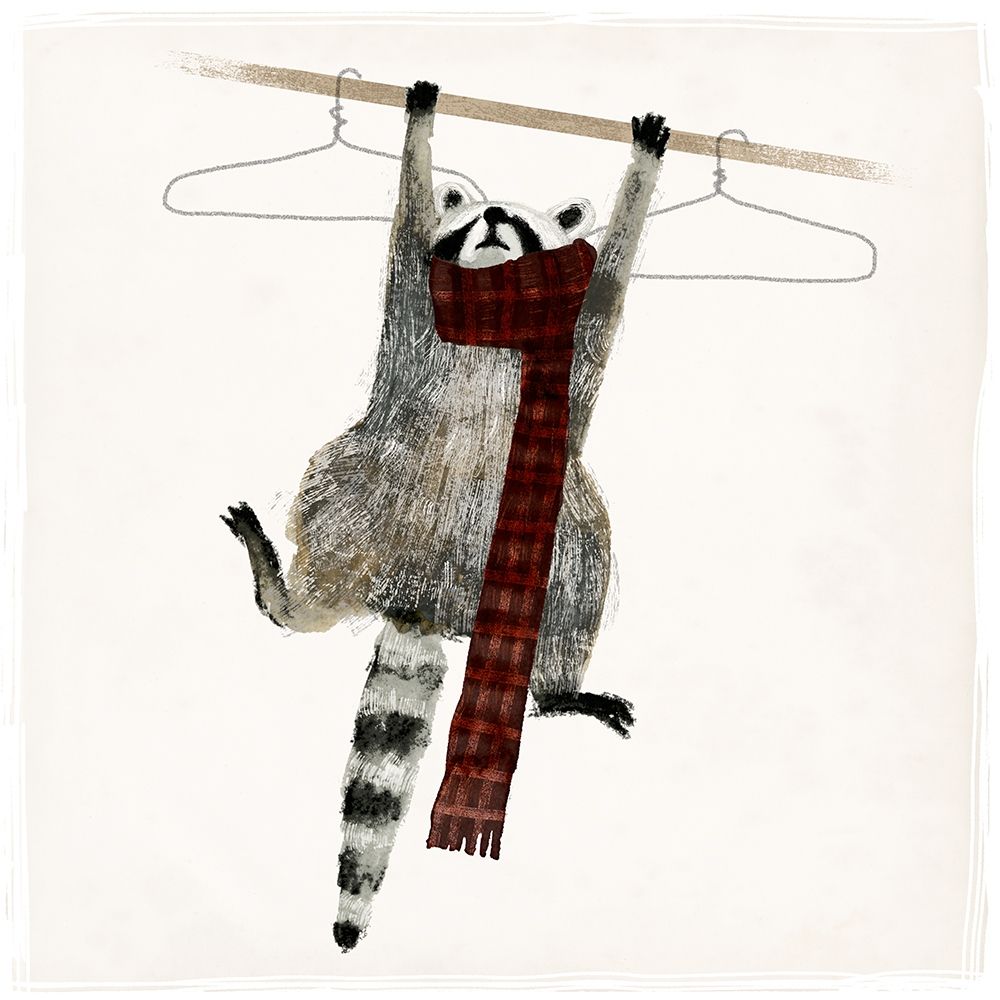 Wall Art Painting id:339907, Name: Rascally Raccoon I, Artist: Barnes, Victoria