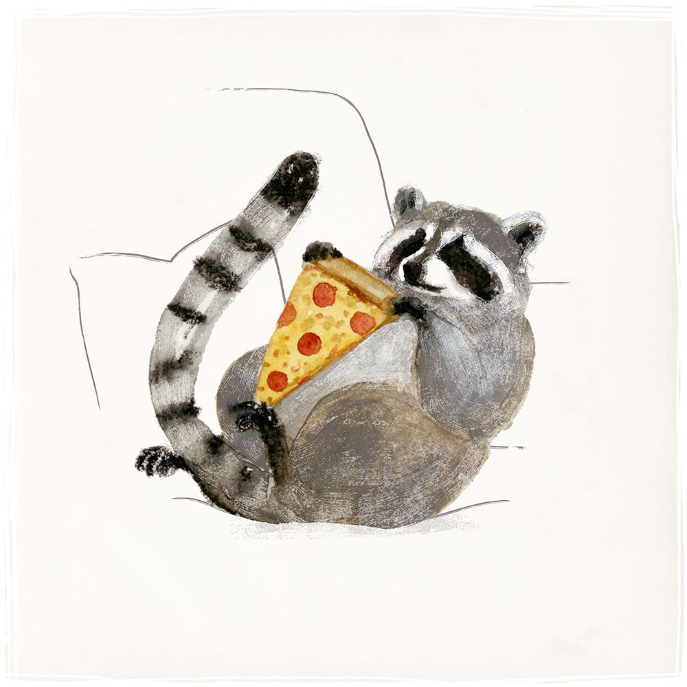 Wall Art Painting id:339908, Name: Rascally Raccoon II, Artist: Barnes, Victoria