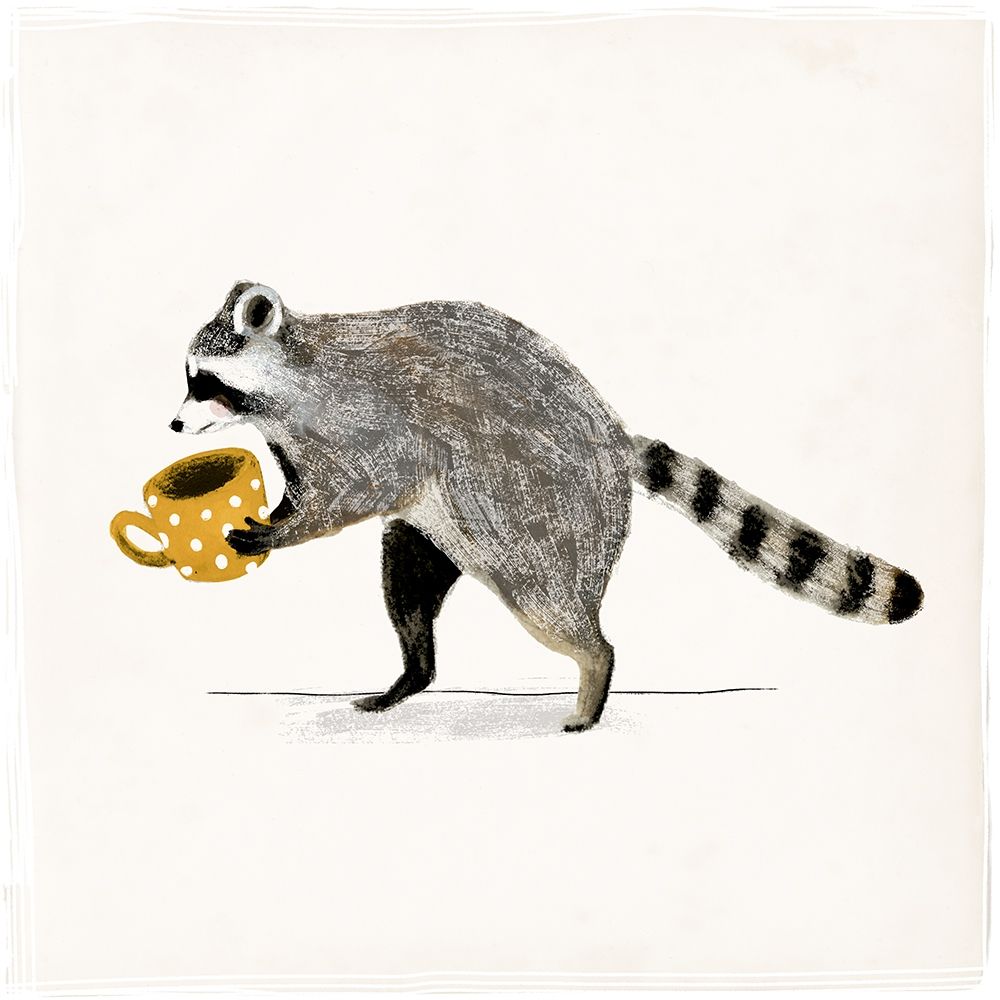 Wall Art Painting id:339909, Name: Rascally Raccoon III, Artist: Barnes, Victoria