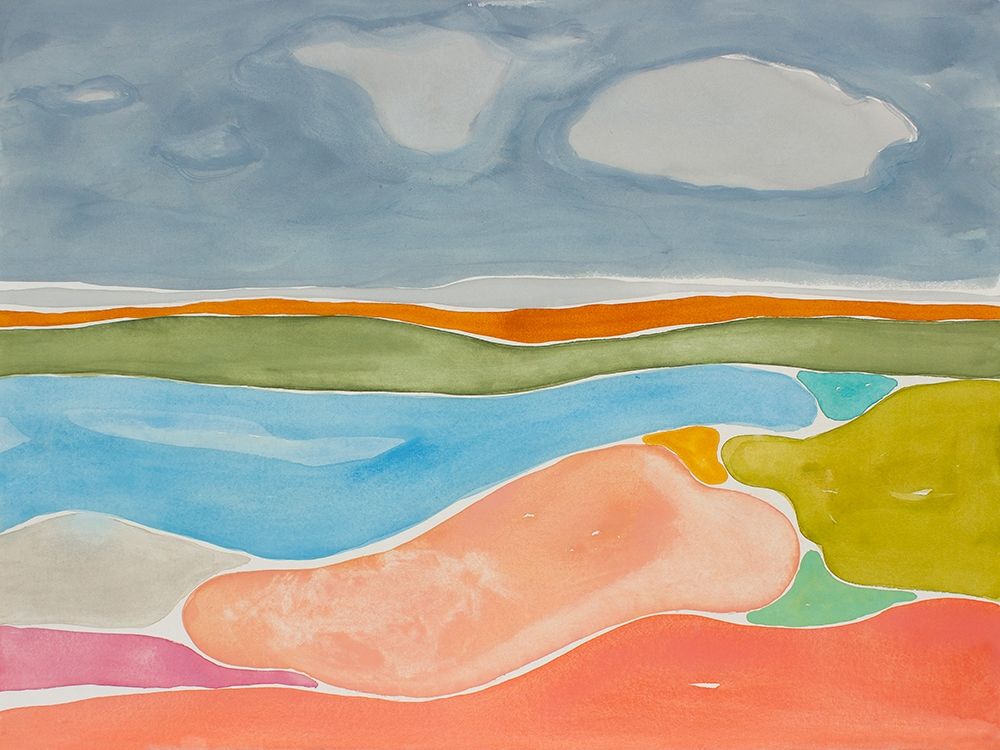 Art Print: Luminous Coastline II