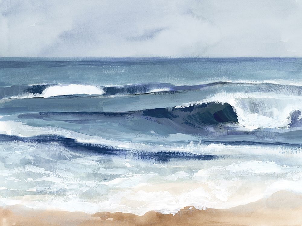 Wall Art Painting id:387939, Name: Surf Spray I, Artist: Barnes, Victoria