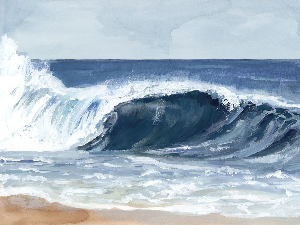 Wall Art Painting id:387940, Name: Surf Spray II, Artist: Barnes, Victoria