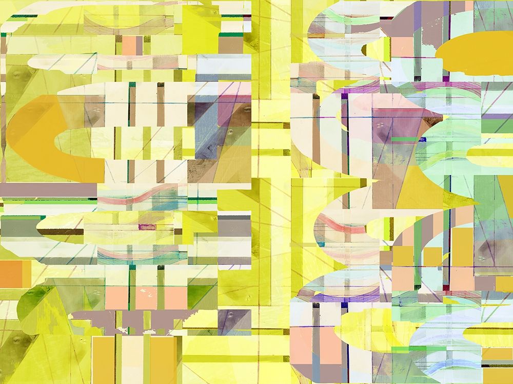 Art Print: Yellow Curves II