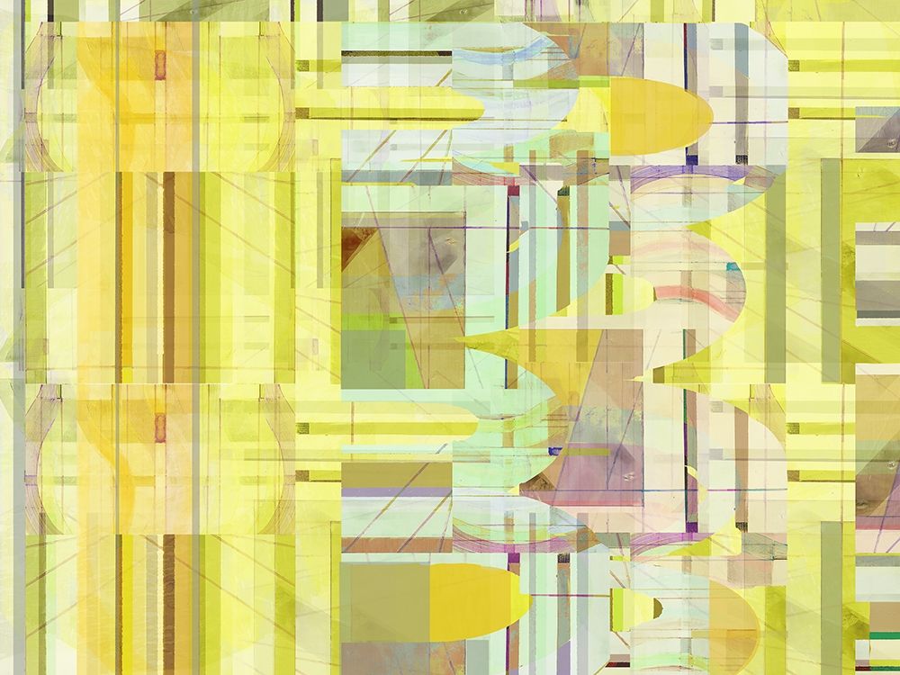 Wall Art Painting id:418115, Name: Yellow Curves IV, Artist: Cartissi