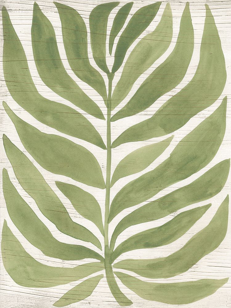 Wall Art Painting id:444503, Name: Driftwood Palm Leaf I, Artist: Vess, June Erica