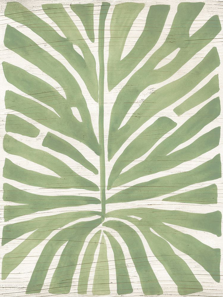 Wall Art Painting id:444505, Name: Driftwood Palm Leaf III, Artist: Vess, June Erica